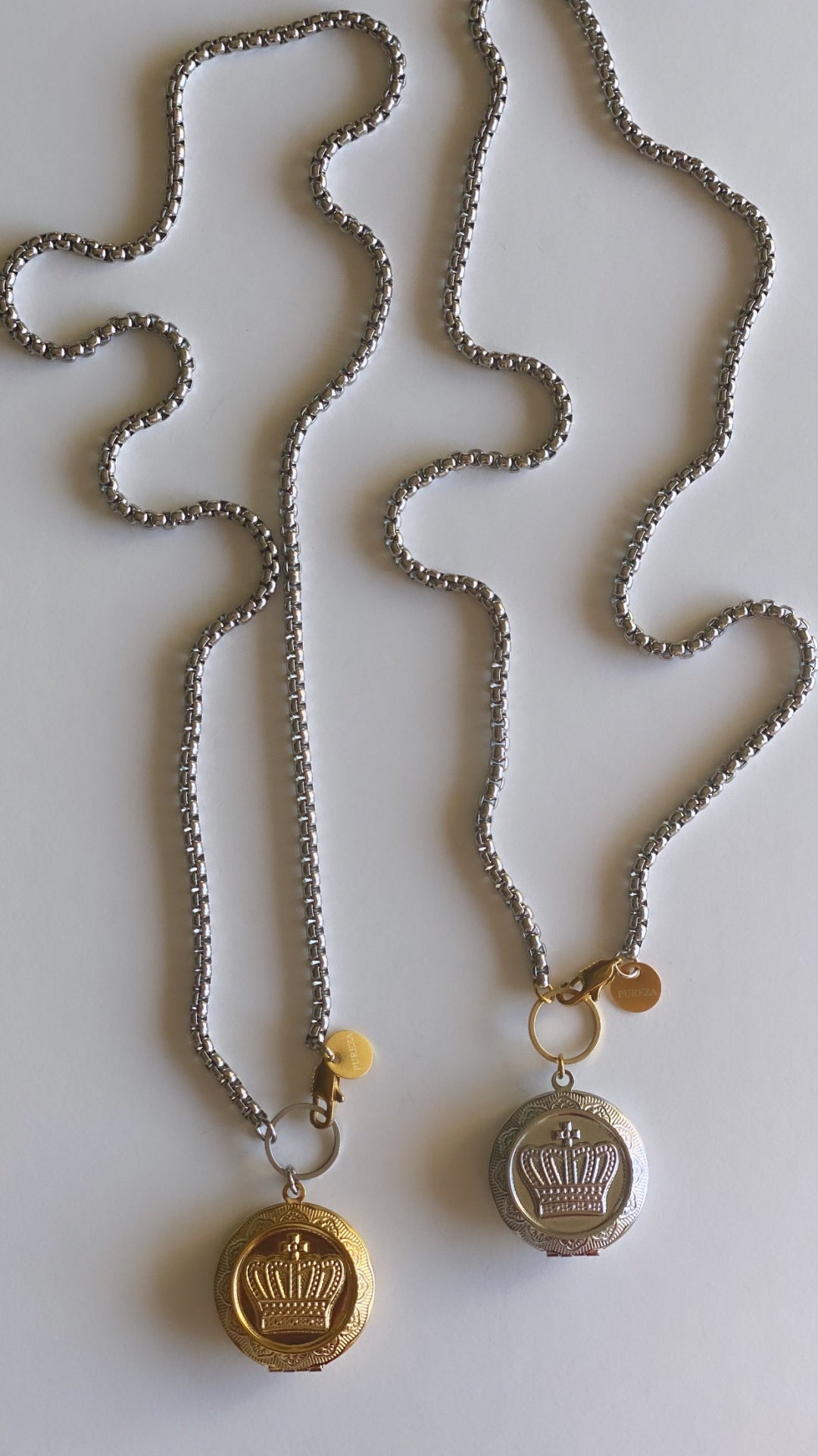 Colar Relicário Dourado - Dia da Mãe
