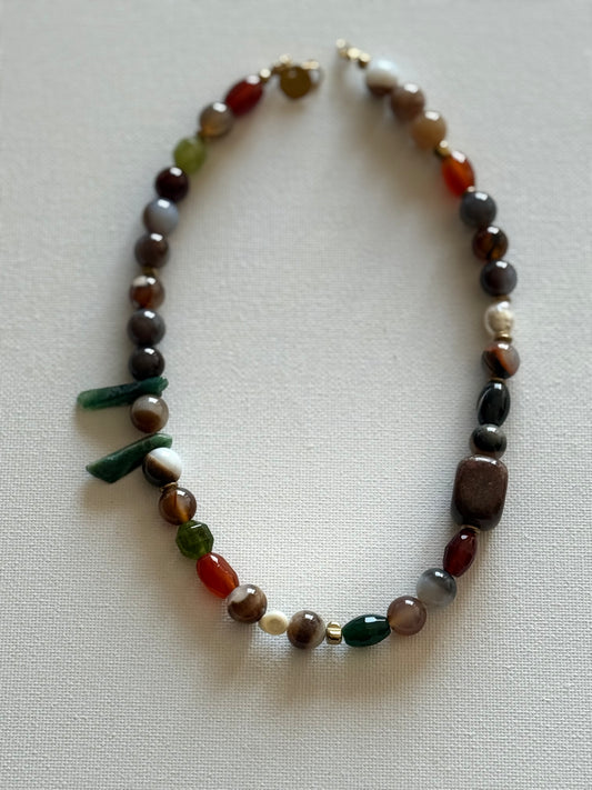 Colar Pedras Frias Multicolor