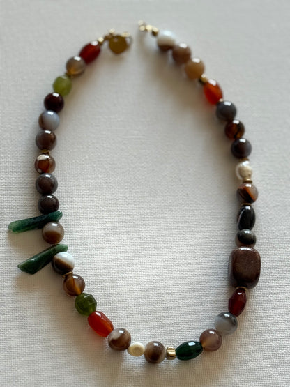 Colar Pedras Frias Multicolor