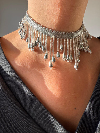 Gargantilha Prateada